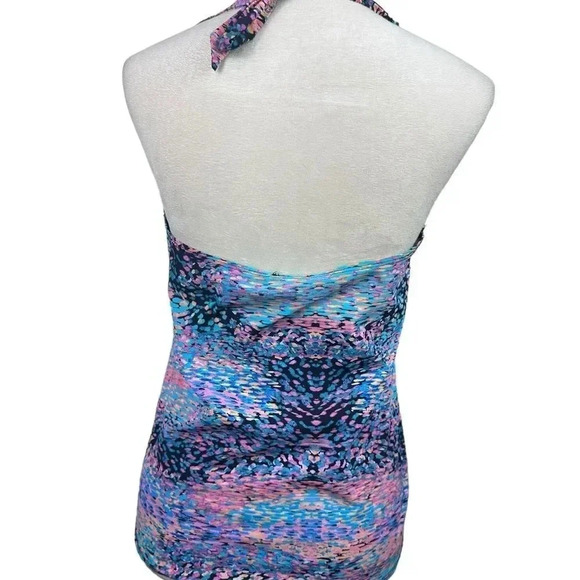 Spanx Love Your Assets by Sarah Blakely Ruffle Halter Tankini top size XL - Picture 4 of 8